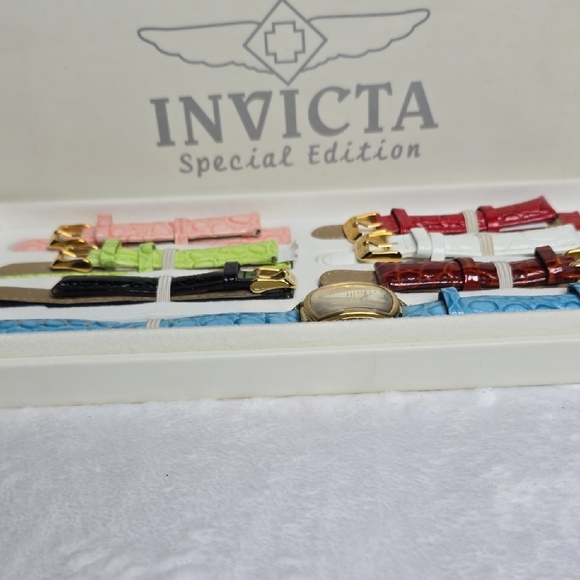 Invicta Accessories - Invicta Special Edition Watch with Colorful Strap Set